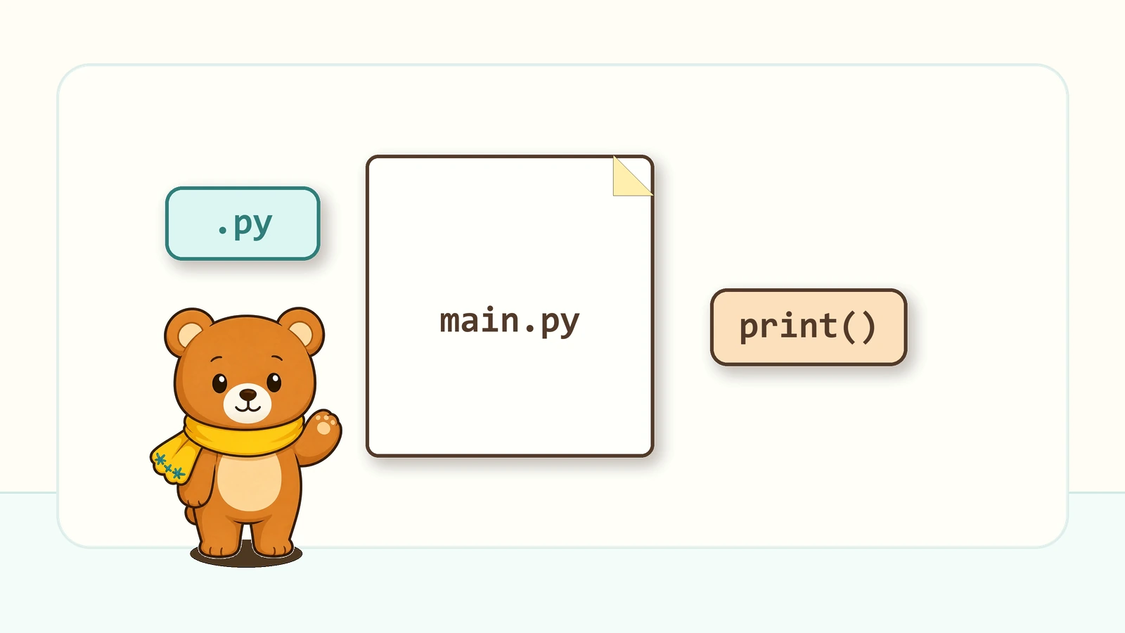 Pythonファイル（.py）って何？の図解