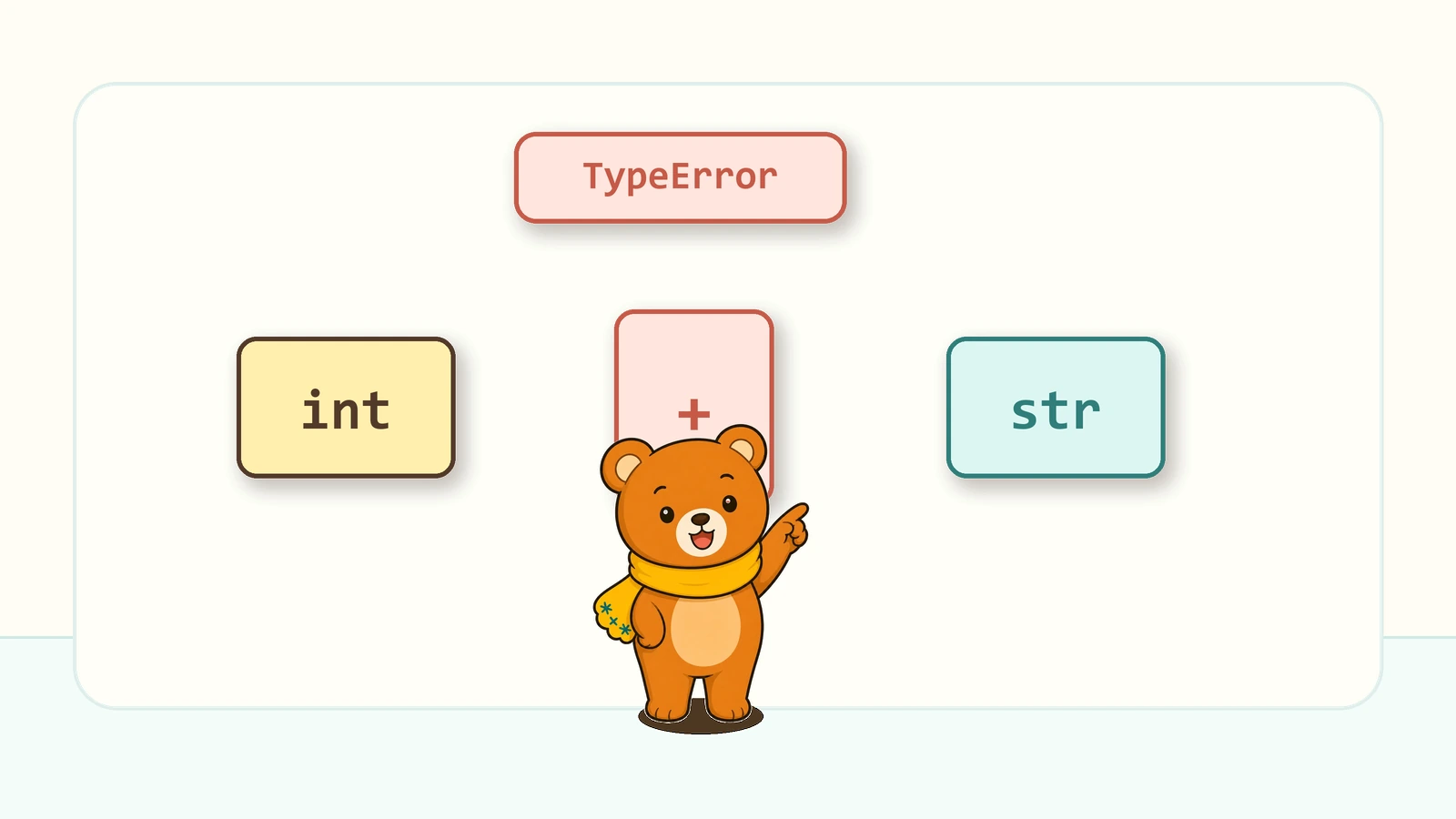 TypeError: unsupported operand type(s) が出たの図解